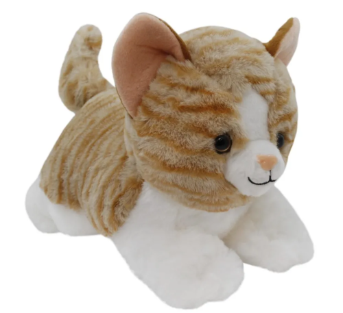 Игрушка мягкая котенок цв.рыжий 13*34*20см DT230752